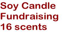 Soy Candle
Fundraising
16 scents
