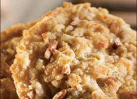 american fundraising coconut pecan cookie