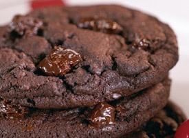 american fundraising double chocolate cookie